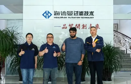 沙特客户莅临海德曼过滤考察，深化合作共拓新局